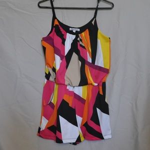 Color-block Romper